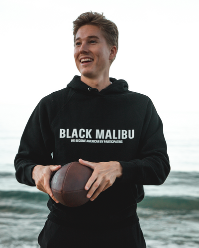 Black Malibu Premium Hoodie - Ice Cream
